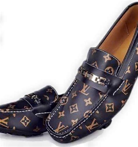 louis vuitton leather shoe logo|louis vuitton real leather.